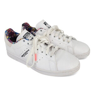 Adidas Stan Smith Women 7.5 Hello Kitty‎ Sanrio White Sneakers Collab EUC 2023